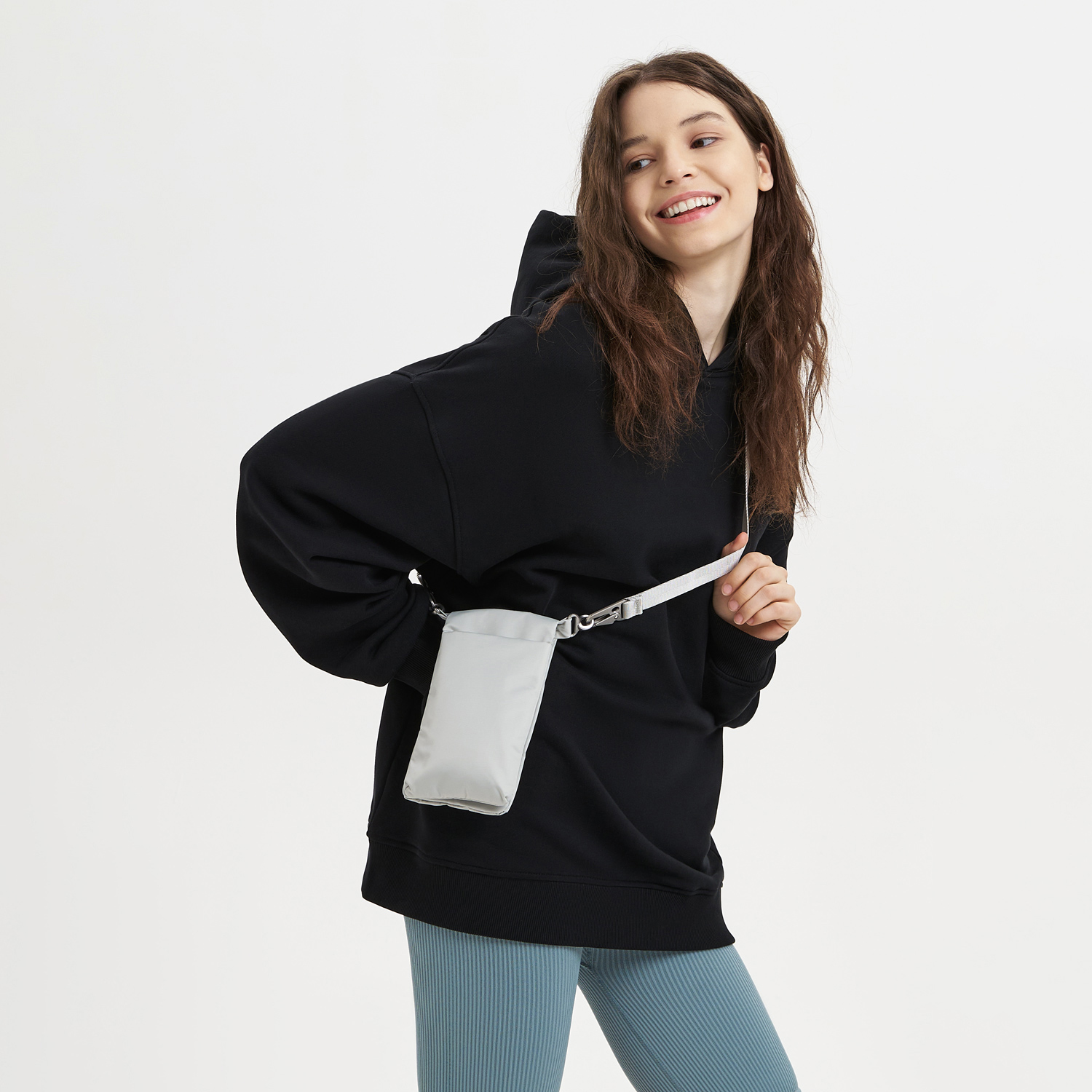 Худи оверсайз унисекс Фьюжн (Fusion), черный, размер 2XS / 