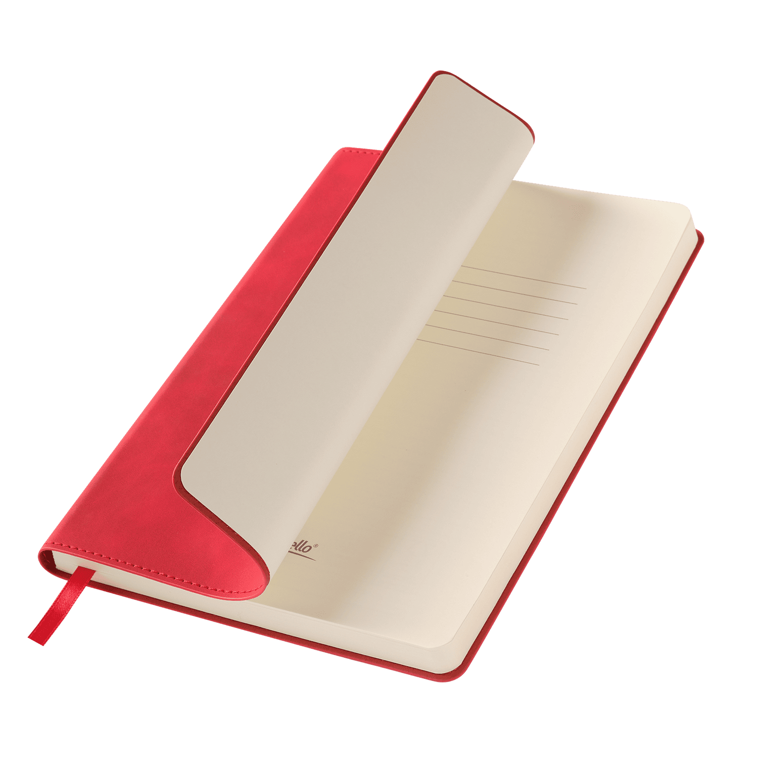 Ежедневник Верона (Verona) недатированный, красный (без упаковки, без стикера) / 