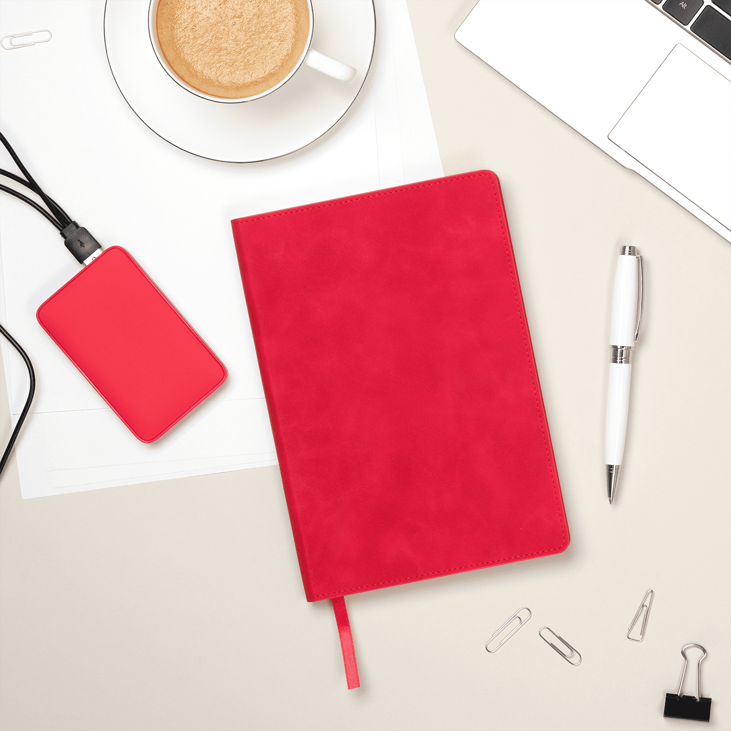 Ежедневник Верона (Verona) недатированный, красный (без упаковки, без стикера) / 