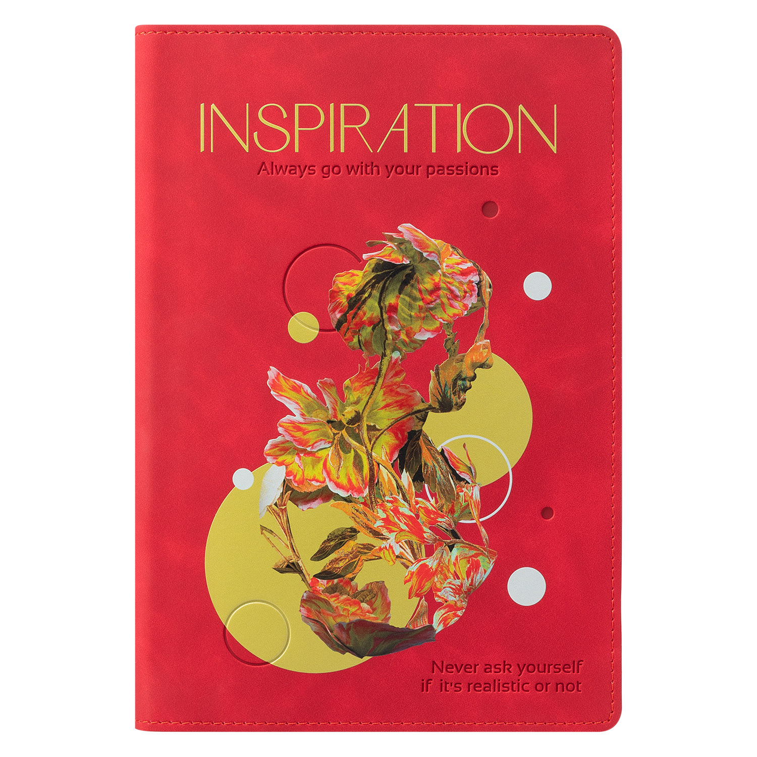 Ежедневник Верона (Verona) недатированный, красный (без упаковки, без стикера) / 