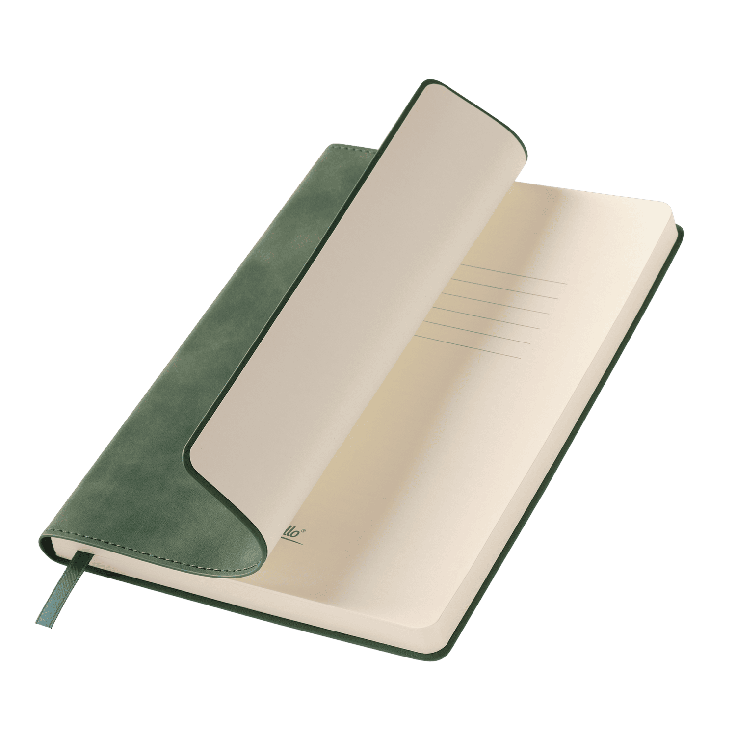 Ежедневник Верона (Verona) недатированный, зеленый (без упаковки, без стикера) / 