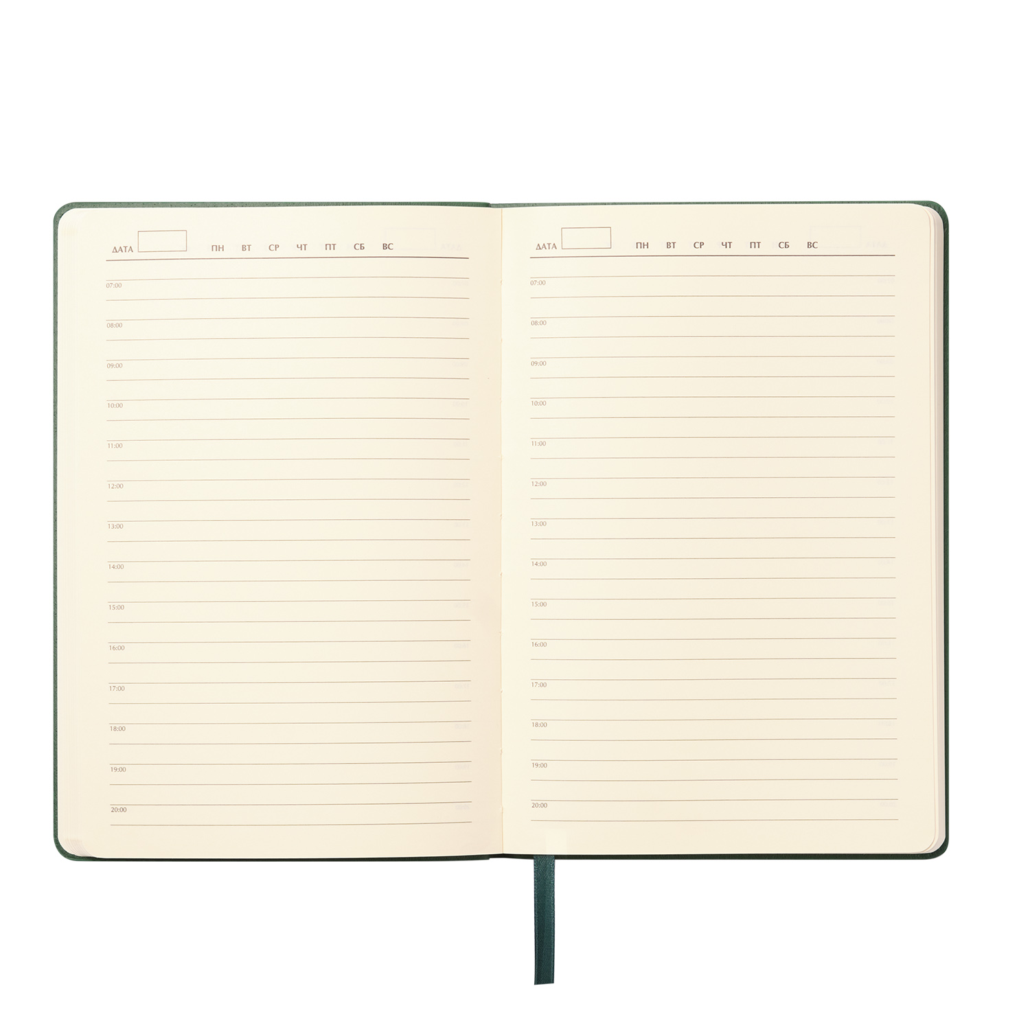 Ежедневник Верона (Verona) недатированный, зеленый (без упаковки, без стикера) / 