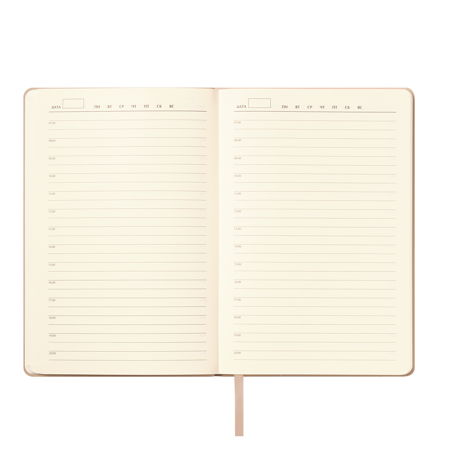 Ежедневник Верона (Verona) недатированный, бежевый (без упаковки, без стикера) / 