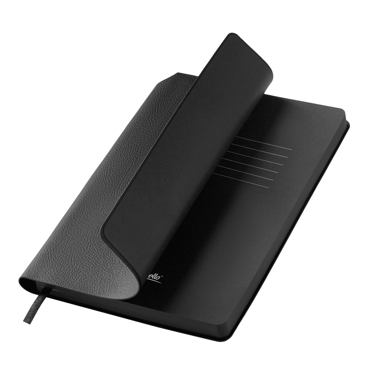 Ежедневник Молто (Molto) недатированный, черный (без упаковки, без стикера) / 