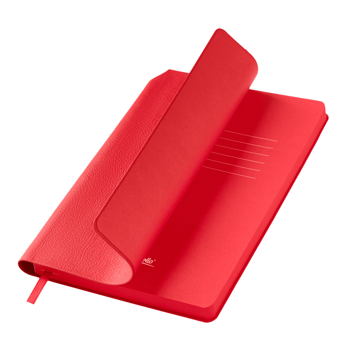Ежедневник Молто (Molto) недатированный, красный (без упаковки, без стикера) / 