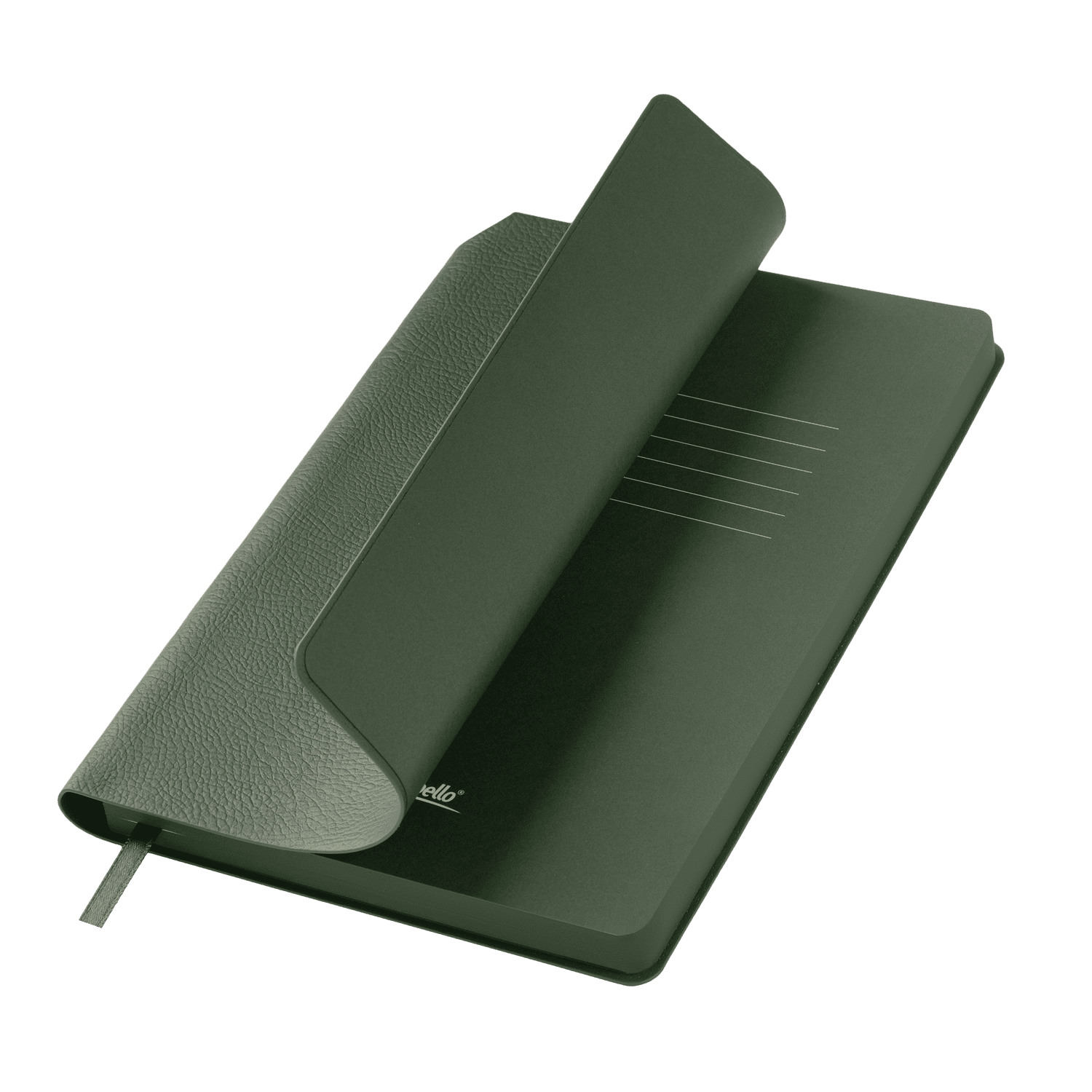 Ежедневник Молто (Molto) недатированный, зеленый (без упаковки, без стикера) / 