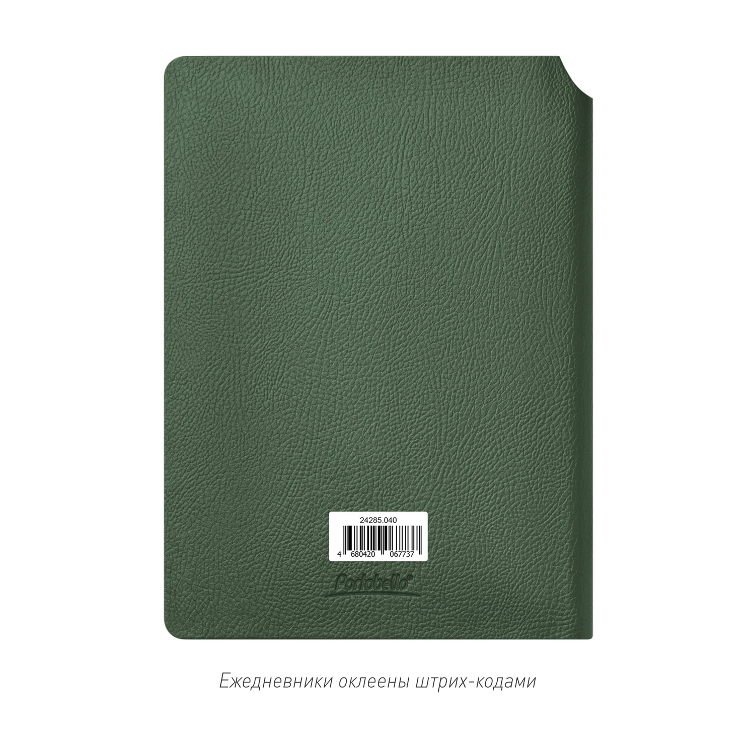 Ежедневник Молто (Molto) недатированный, зеленый (без упаковки, без стикера) / 