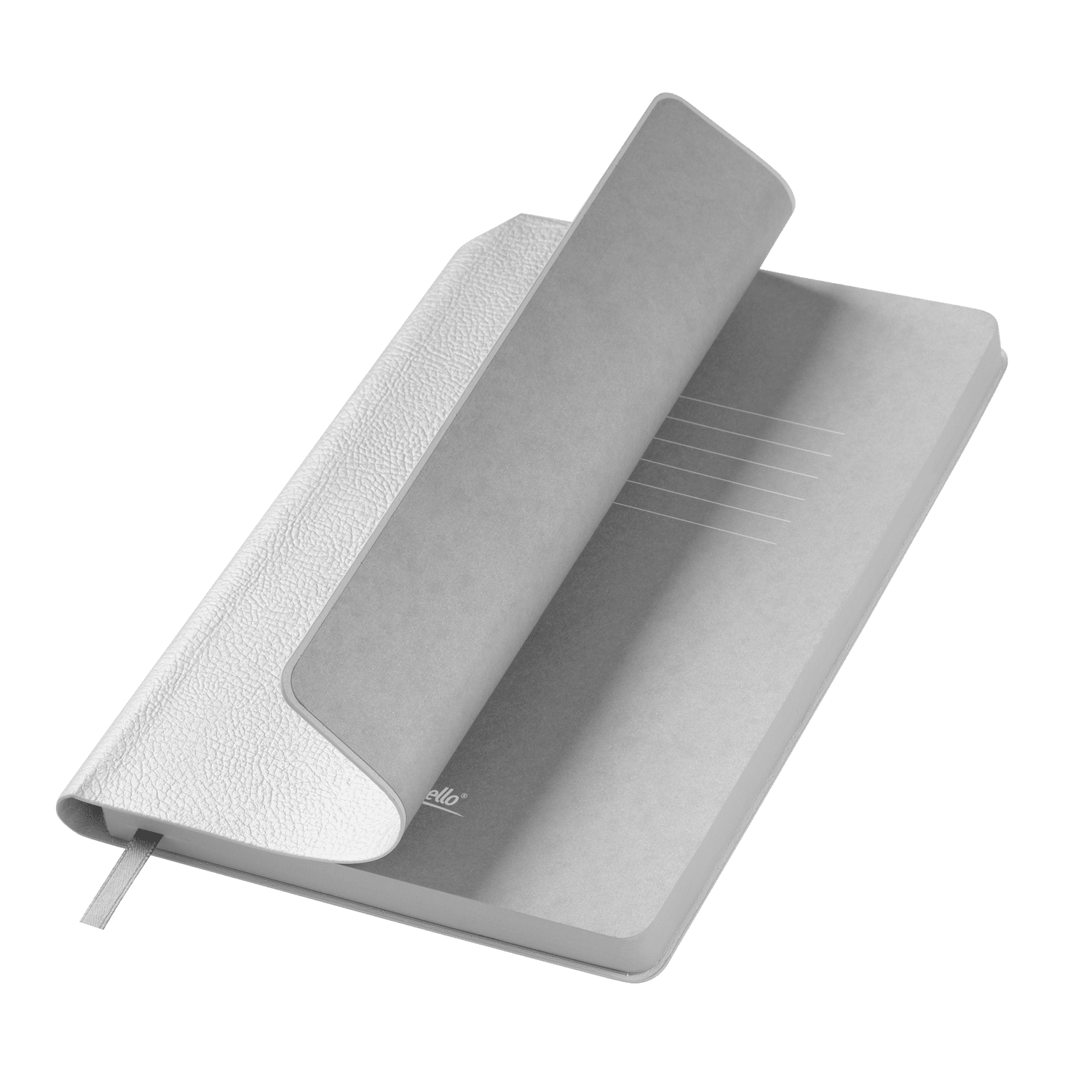 Ежедневник Молто (Molto) недатированный, серебряный (без упаковки, без стикера) / 