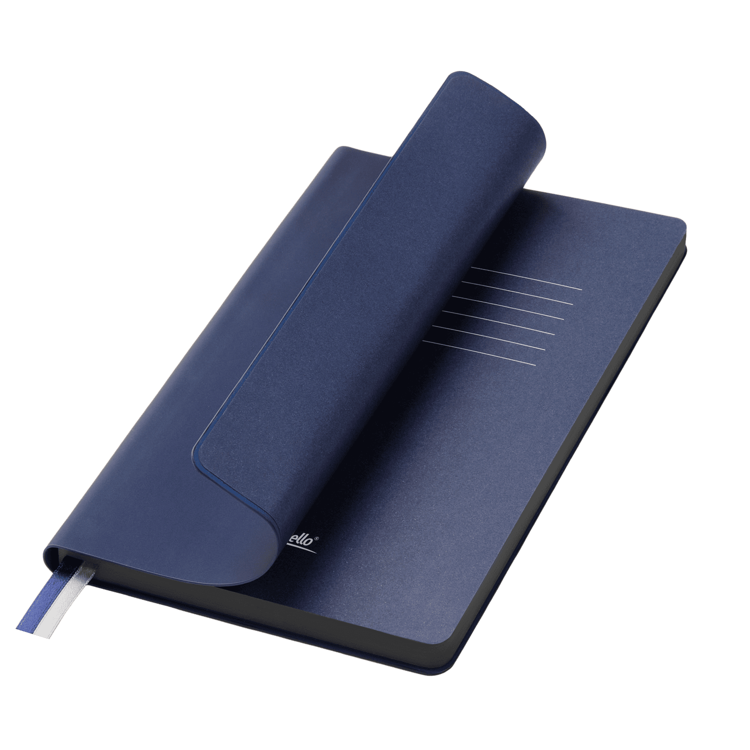 Ежедневник Мун Ривер (Moon River) недатированный, синий (без упаковки, без стикера) / 