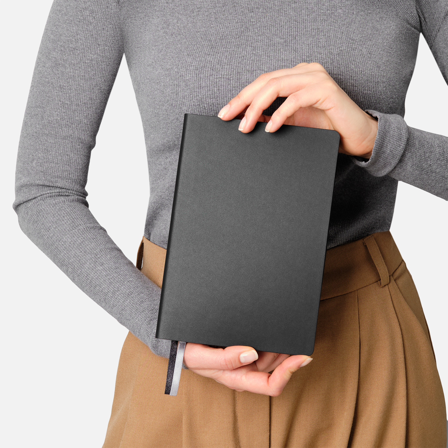 Ежедневник Мун Ривер (Moon River) недатированный, черный (без упаковки, без стикера) / 