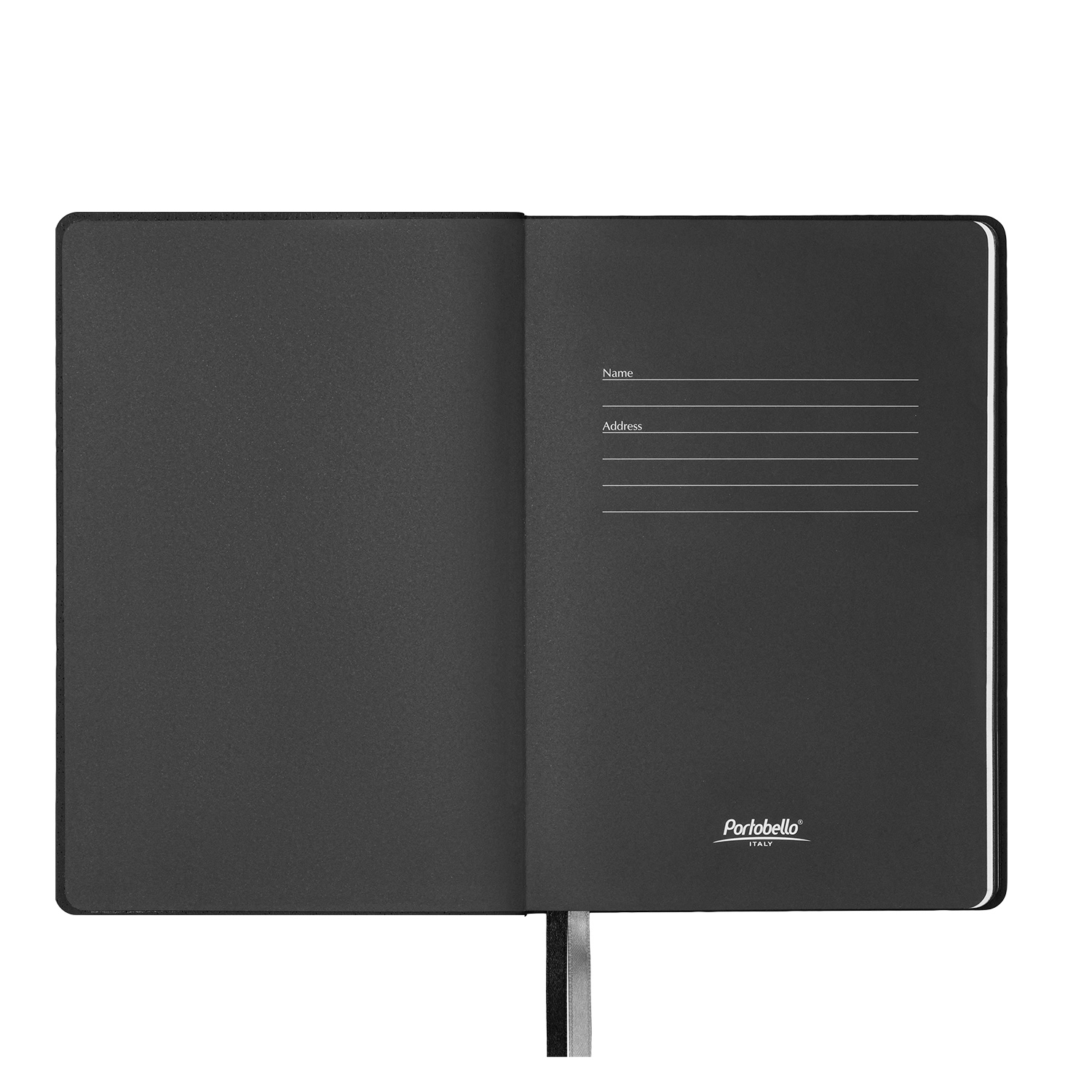 Ежедневник Мун Ривер (Moon River) недатированный, черный (без упаковки, без стикера) / 