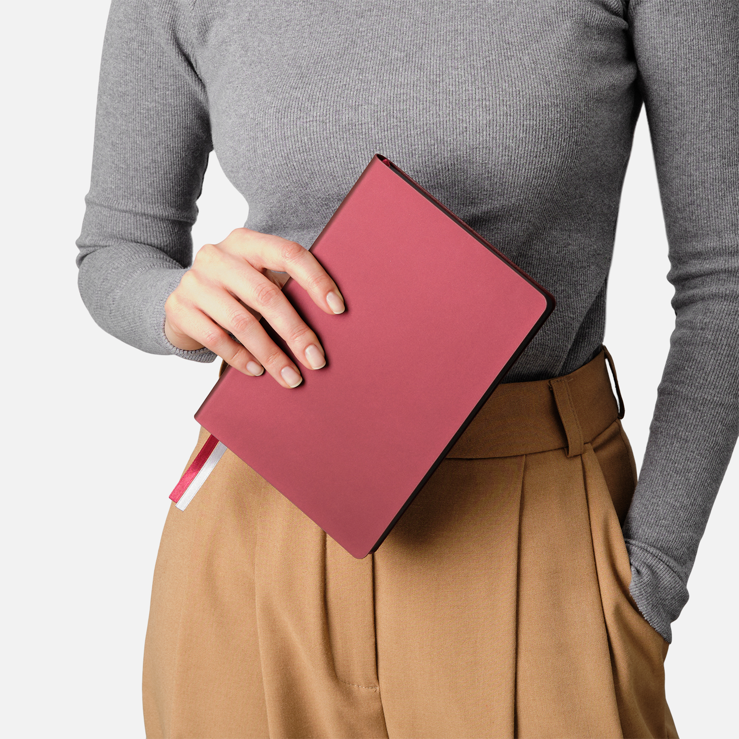 Ежедневник Мун Ривер (Moon River) недатированный, бургунди (без упаковки, без стикера) / 