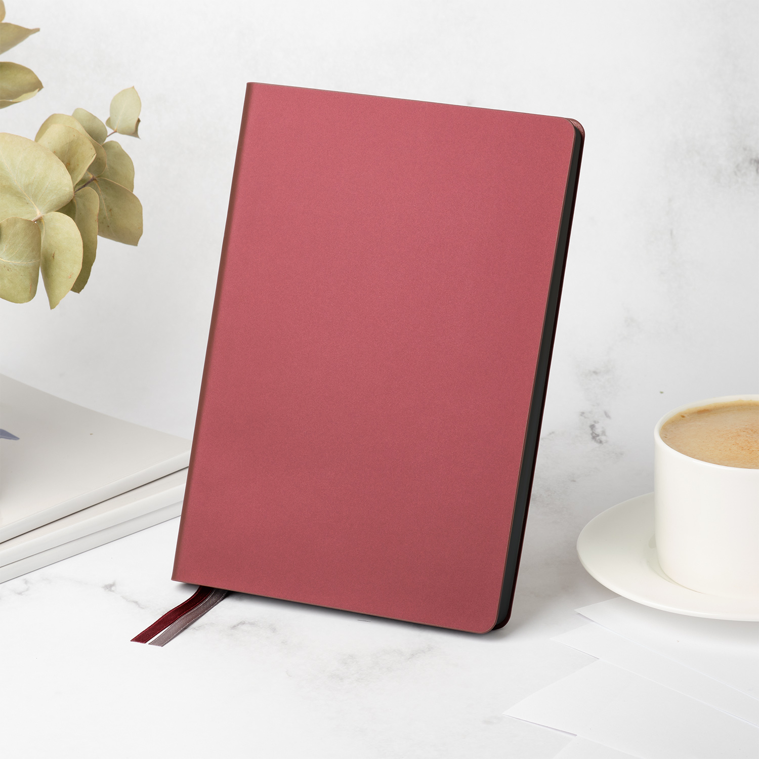 Ежедневник Мун Ривер (Moon River) недатированный, бургунди (без упаковки, без стикера) / 