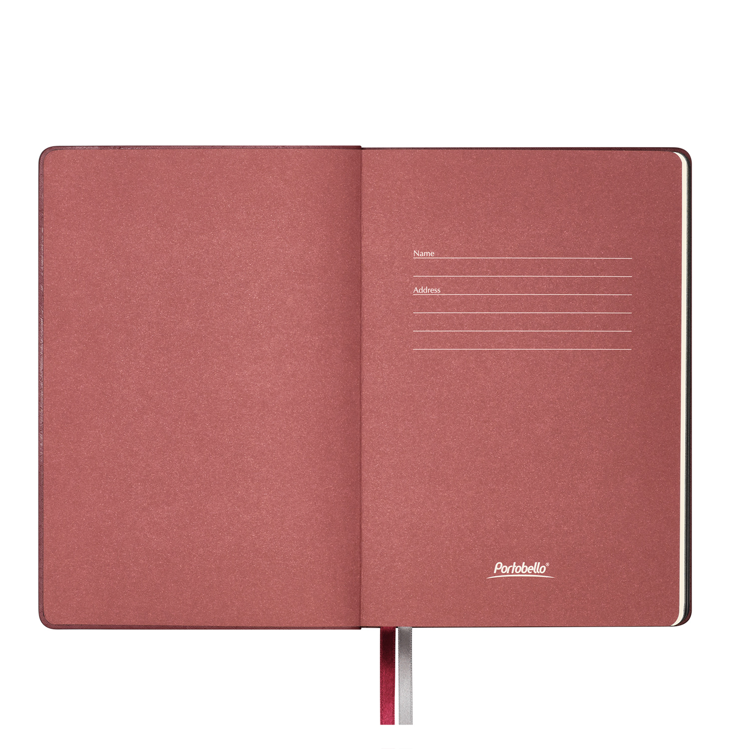 Ежедневник Мун Ривер (Moon River) недатированный, бургунди (без упаковки, без стикера) / 