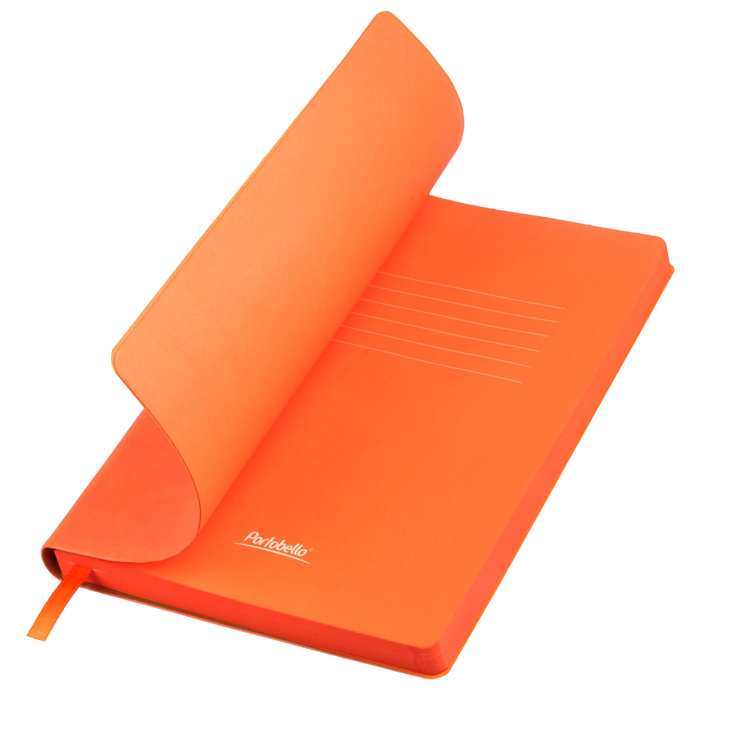 Ежедневник Латте (Latte NEW) недатированный, оранжевый/оранжевый (без упаковки, без стикера) / 