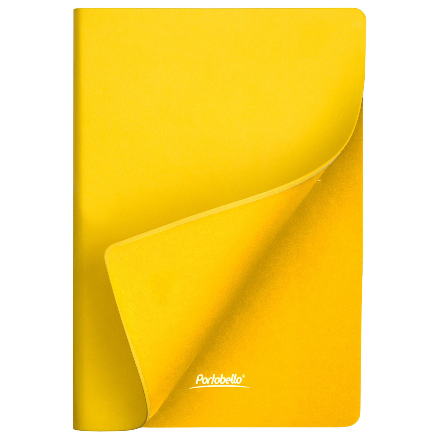 Ежедневник Латте (Latte NEW) недатированный, желтый/желтый (без упаковки, без стикера) / 