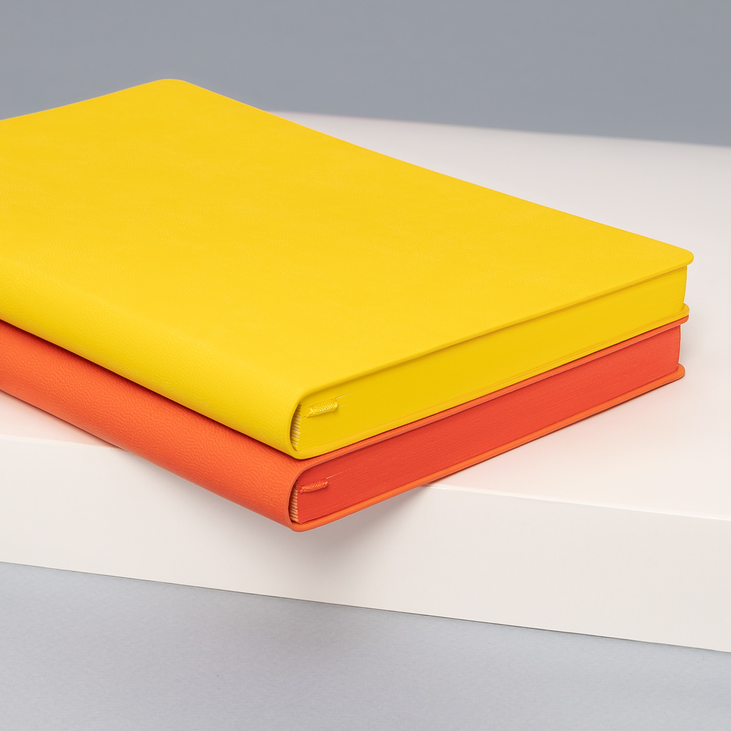 Ежедневник Латте (Latte NEW) недатированный, желтый/желтый (без упаковки, без стикера) / 