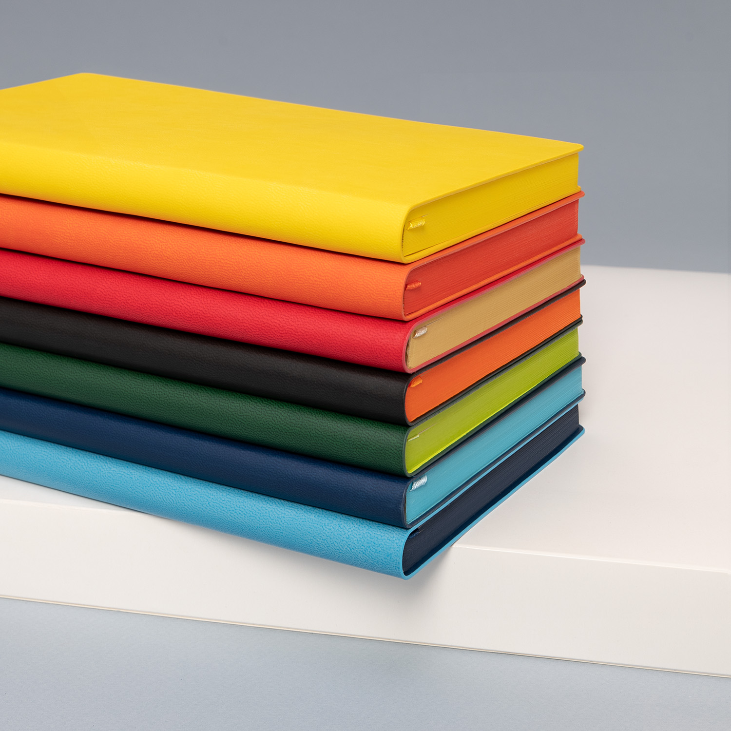 Ежедневник Латте (Latte NEW) недатированный, желтый/желтый (без упаковки, без стикера) / 