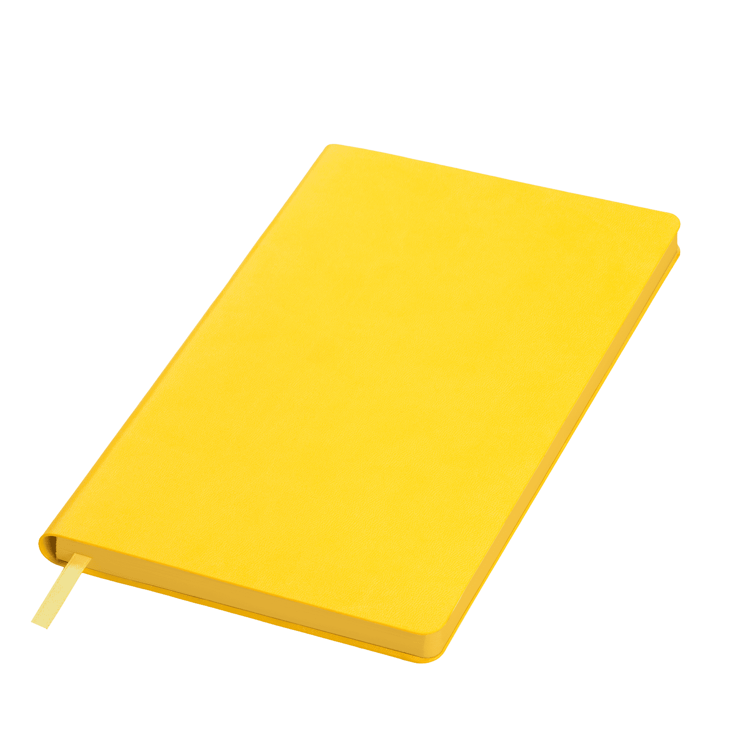 Ежедневник Латте (Latte NEW) недатированный, желтый/желтый (без упаковки, без стикера) / 