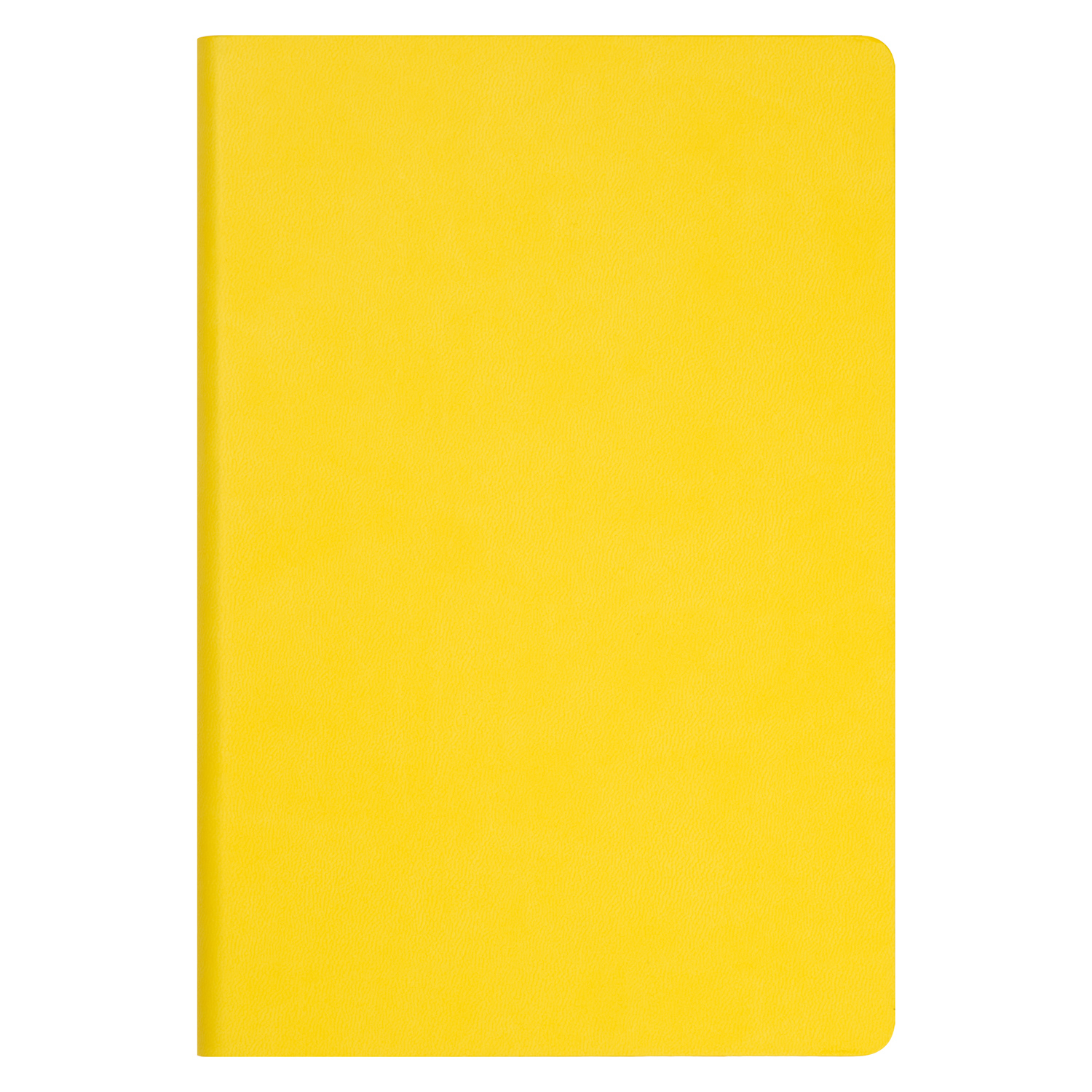 Ежедневник Латте (Latte NEW) недатированный, желтый/желтый (без упаковки, без стикера) / 