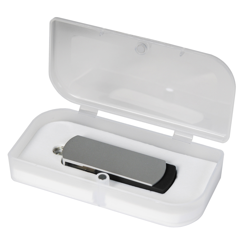 USB Флешка, Elegante, 16 Gb, черный, в подарочной упаковке / 