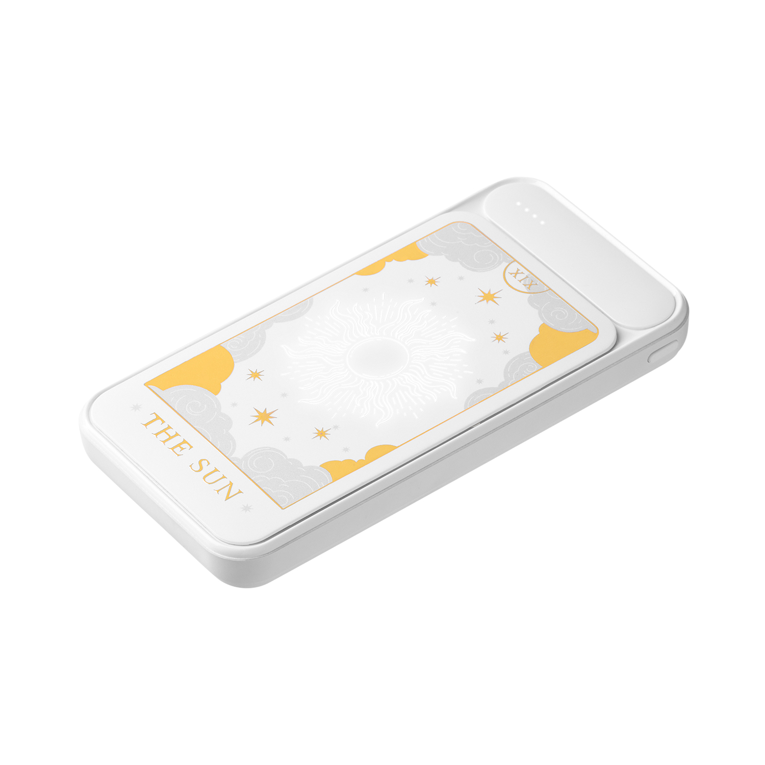 Внешний аккумулятор с подсветкой, Starlight Plus PB, 10000 mAh, белый / 