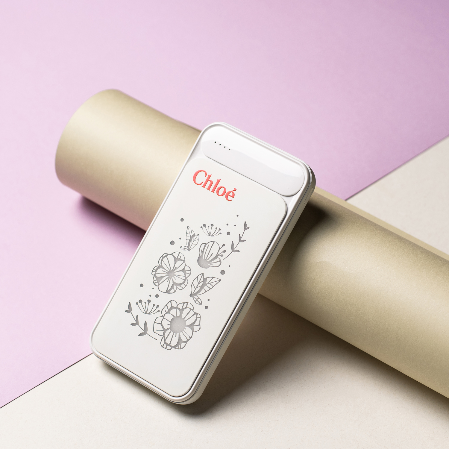 Внешний аккумулятор с подсветкой, Starlight Plus PB, 10000 mAh, белый / 