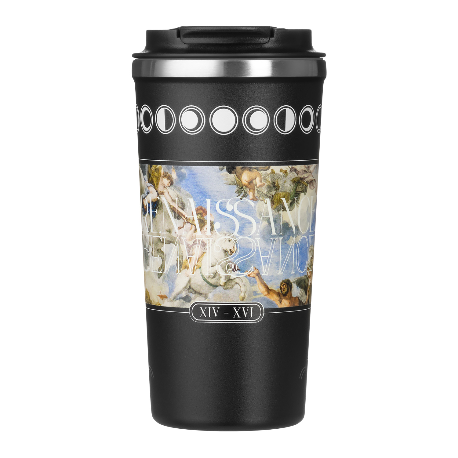 Термокружка вакуумная, Palermo, 480 ml, черная / 