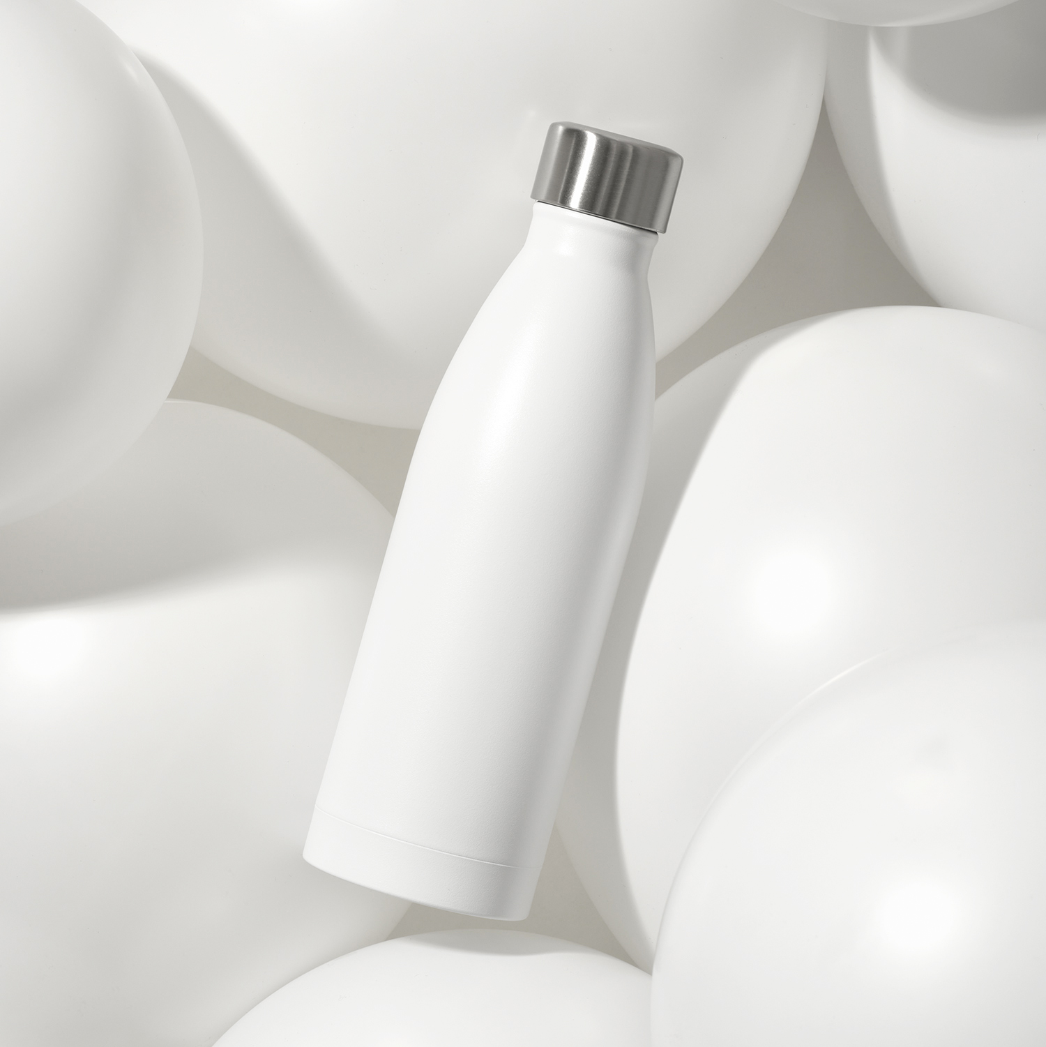 Термобутылка вакуумная герметичная, Fresco, 500 ml, белая / 