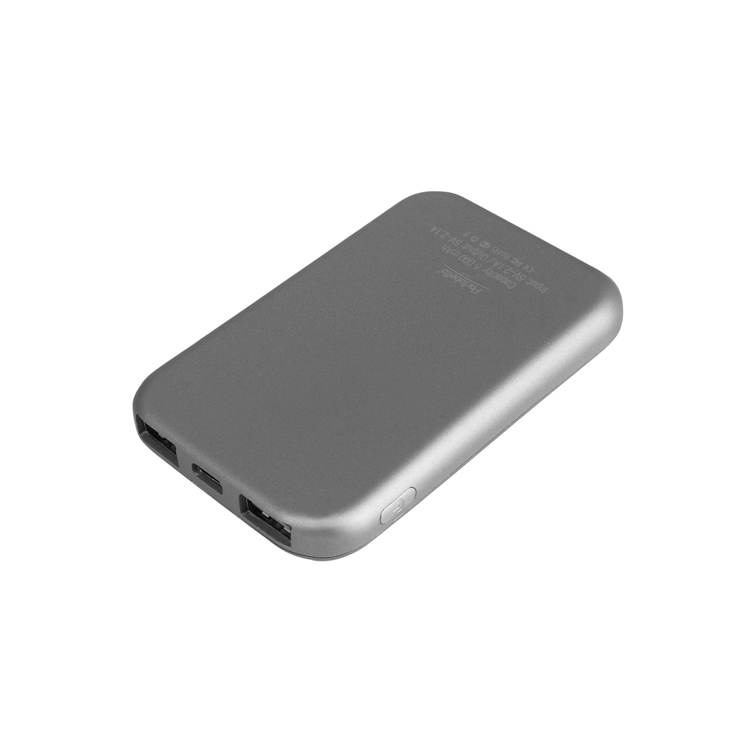 Внешний аккумулятор, Velutto, 5000 mAh, серый / 