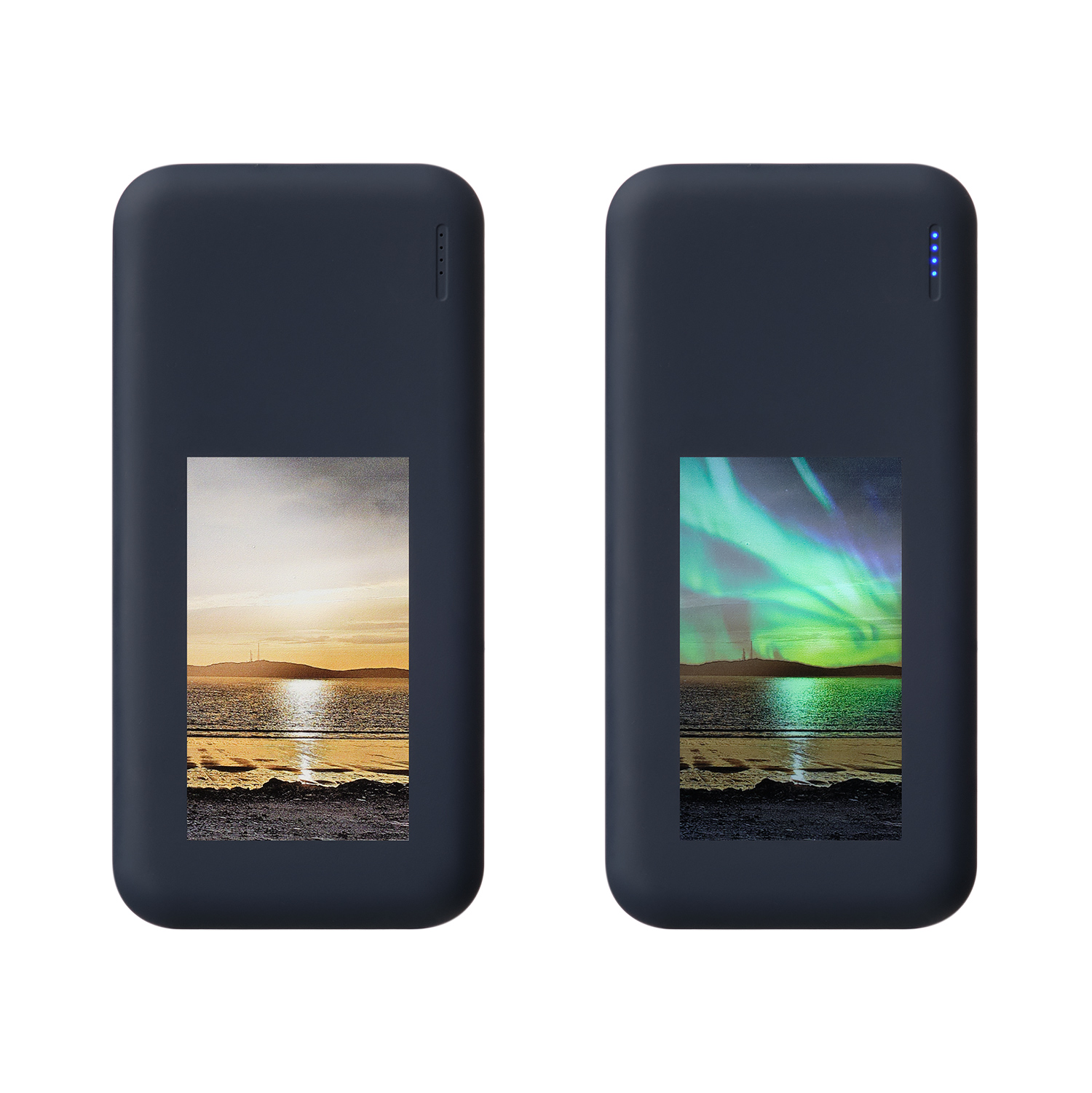 Внешний аккумулятор с подсветкой, Luce, 10000 mAh, синий / 
