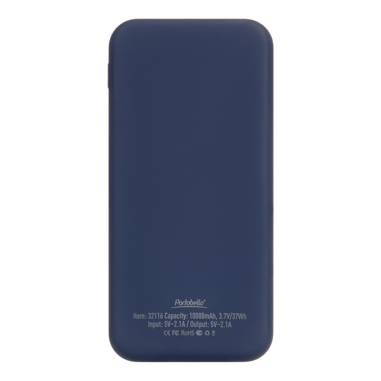 Внешний аккумулятор с подсветкой, Luce, 10000 mAh, синий / 