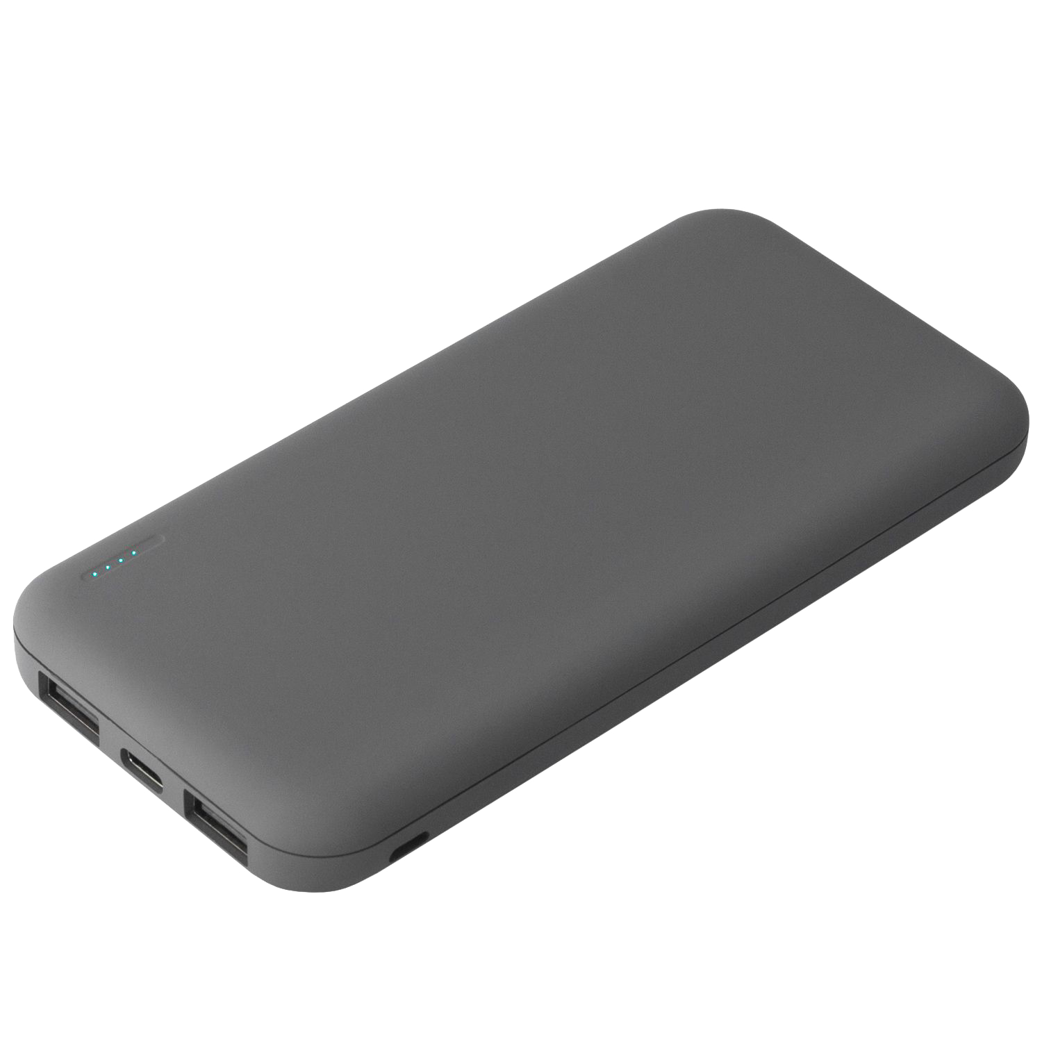 Внешний аккумулятор с подсветкой, Luce, 10000 mAh, серый / 