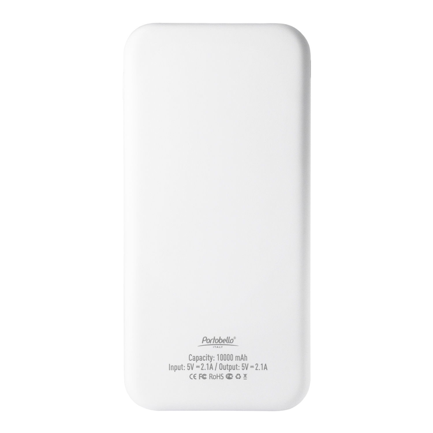 Внешний аккумулятор с подсветкой, Luce, 10000 mAh, белый / 