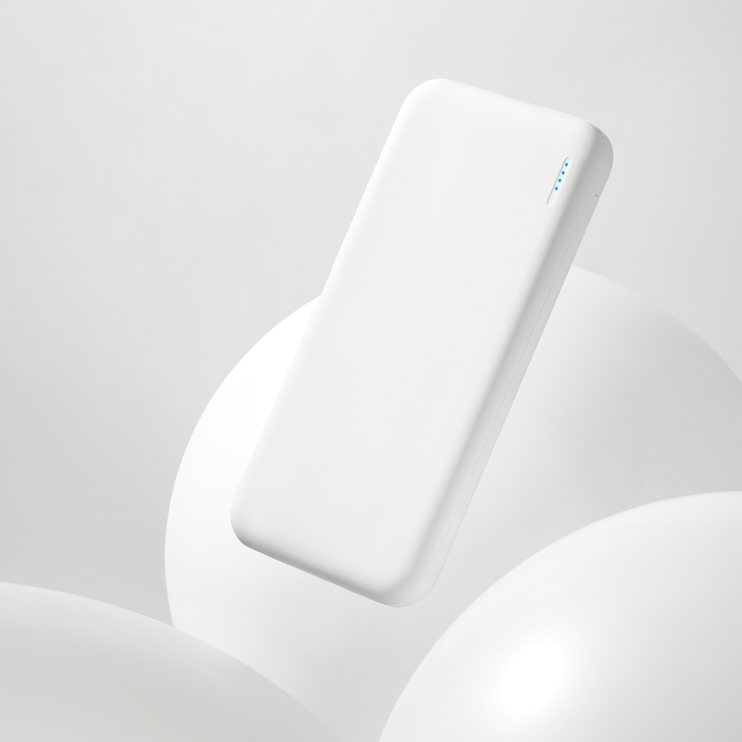 Внешний аккумулятор с подсветкой, Luce, 10000 mAh, белый / 