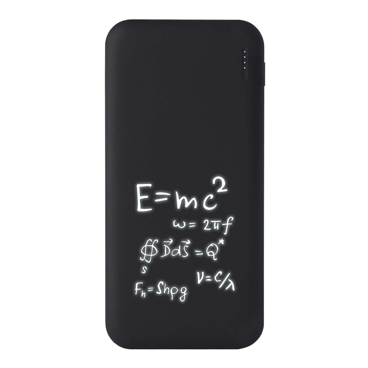 Внешний аккумулятор с подсветкой, Luce, 10000 mAh, черный / 