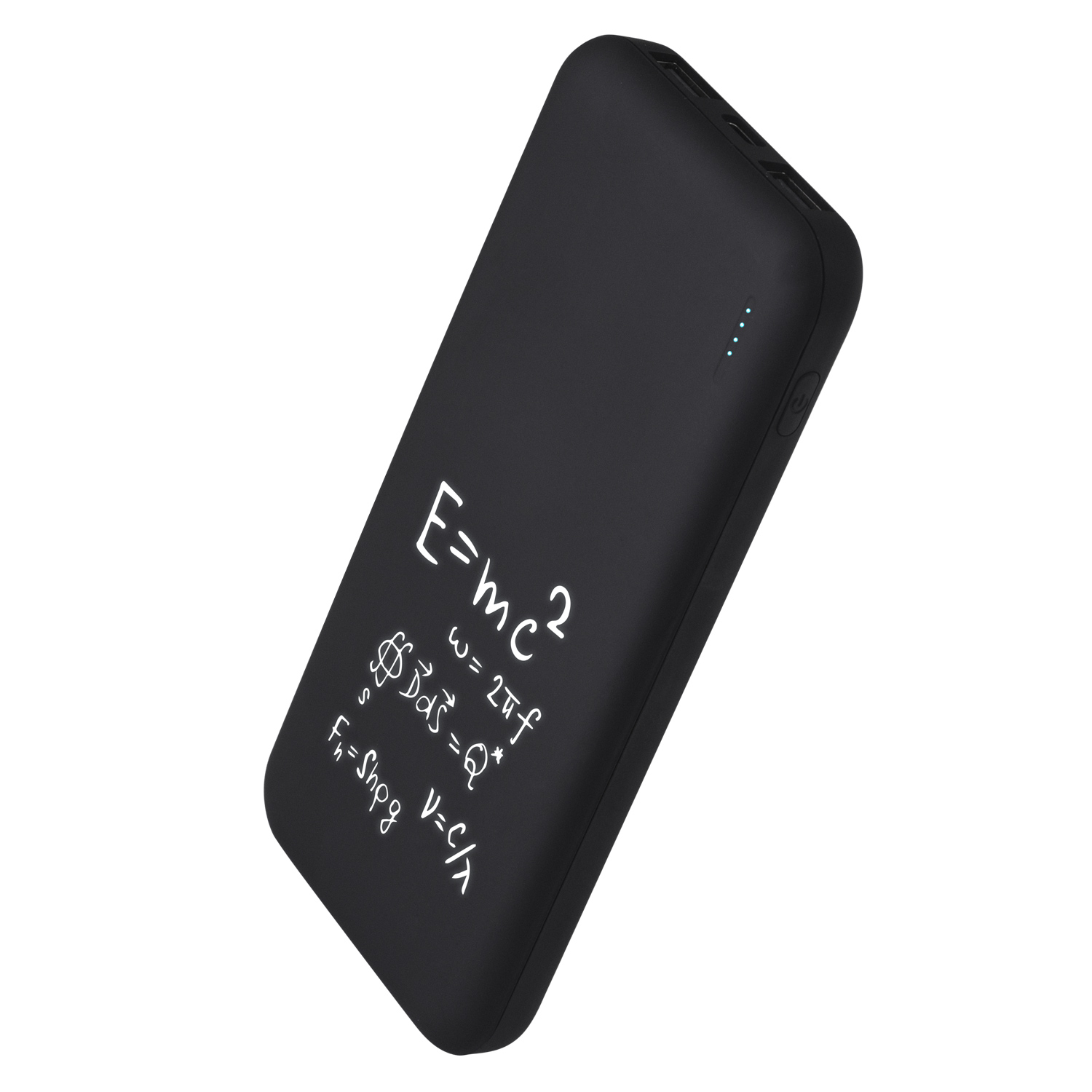 Внешний аккумулятор с подсветкой, Luce, 10000 mAh, черный / 