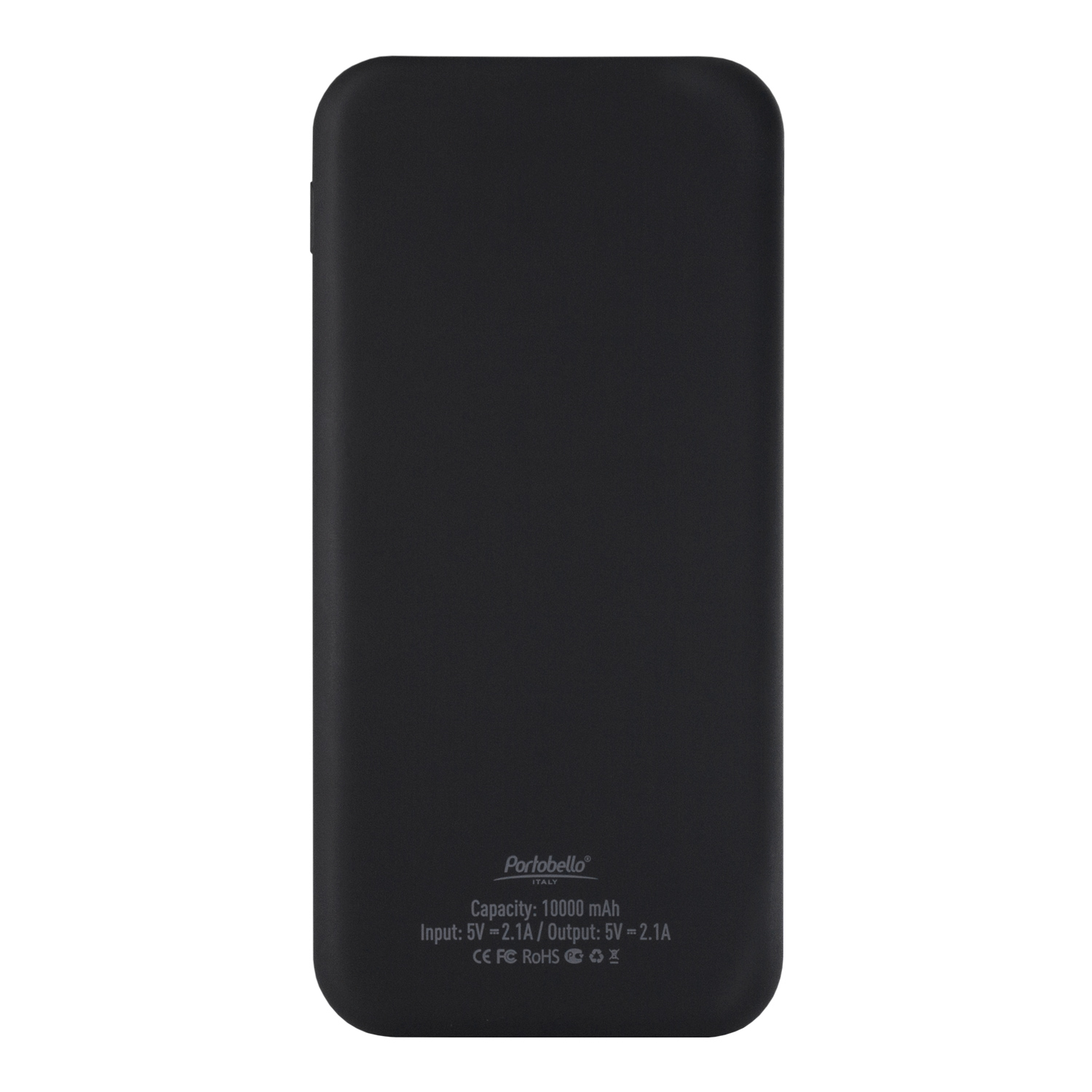 Внешний аккумулятор с подсветкой, Luce, 10000 mAh, черный / 