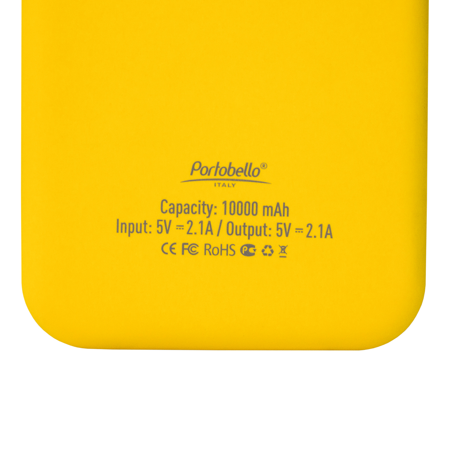Внешний аккумулятор с подсветкой, Luce, Lemoni, 10000 mAh, желтый / 