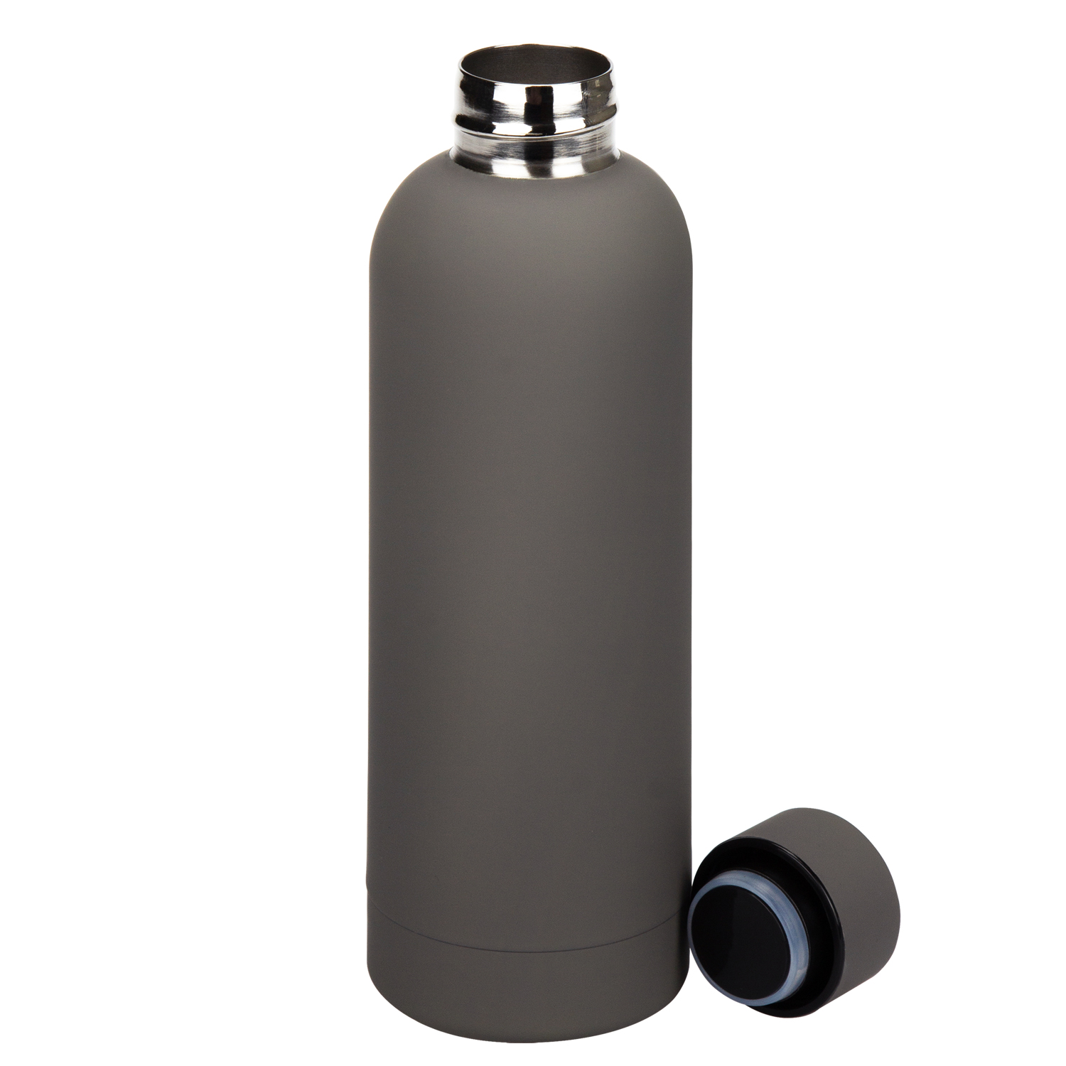 Термобутылка вакуумная герметичная, Prima, 500 ml, серая / 