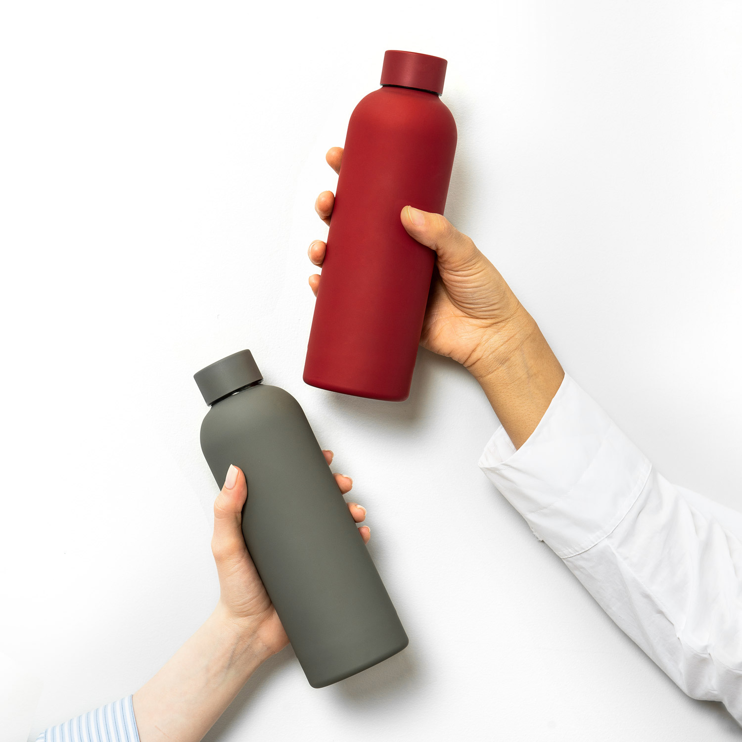 Термобутылка вакуумная герметичная, Prima, 500 ml, серая / 