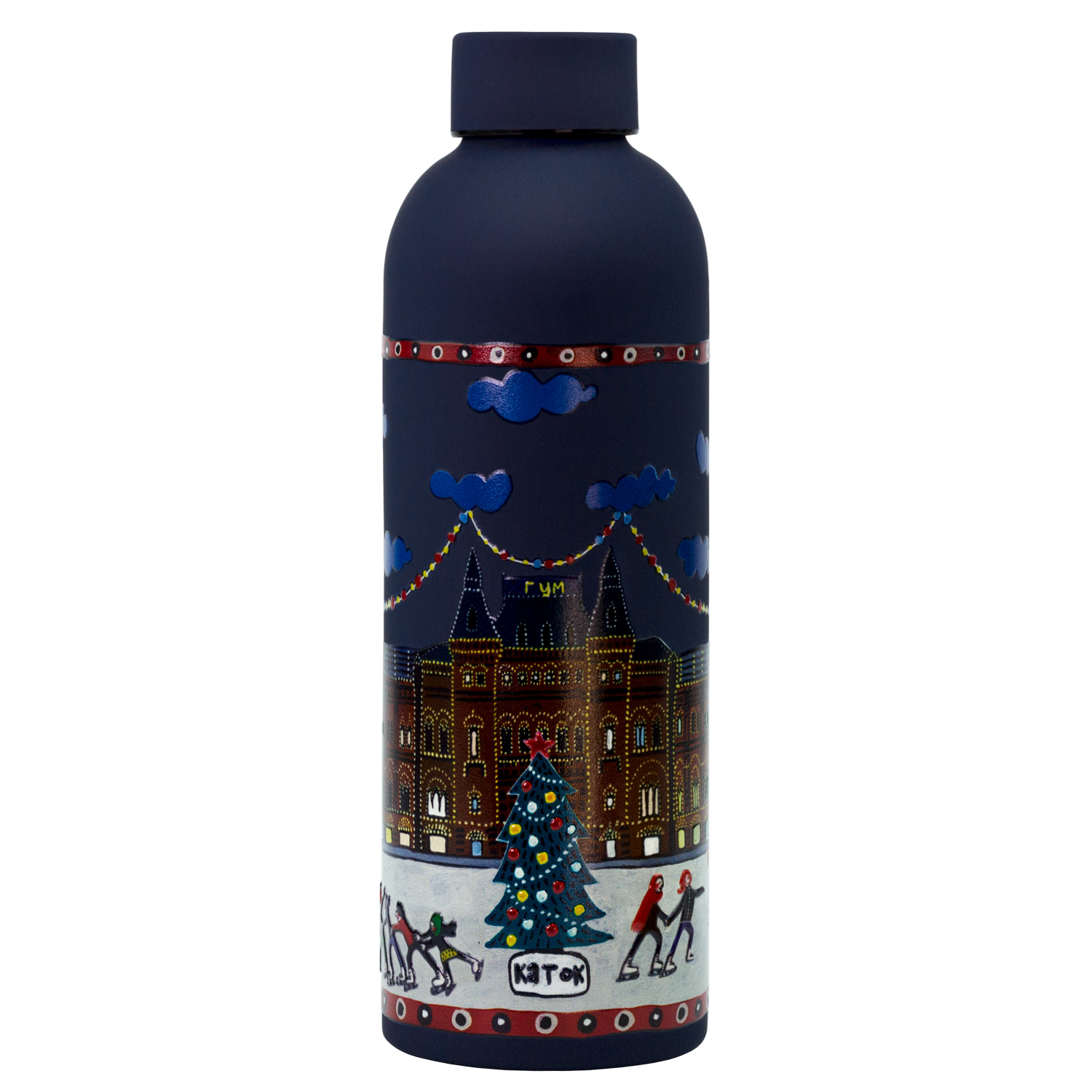 Термобутылка вакуумная герметичная, Prima, 500 ml, синяя / 