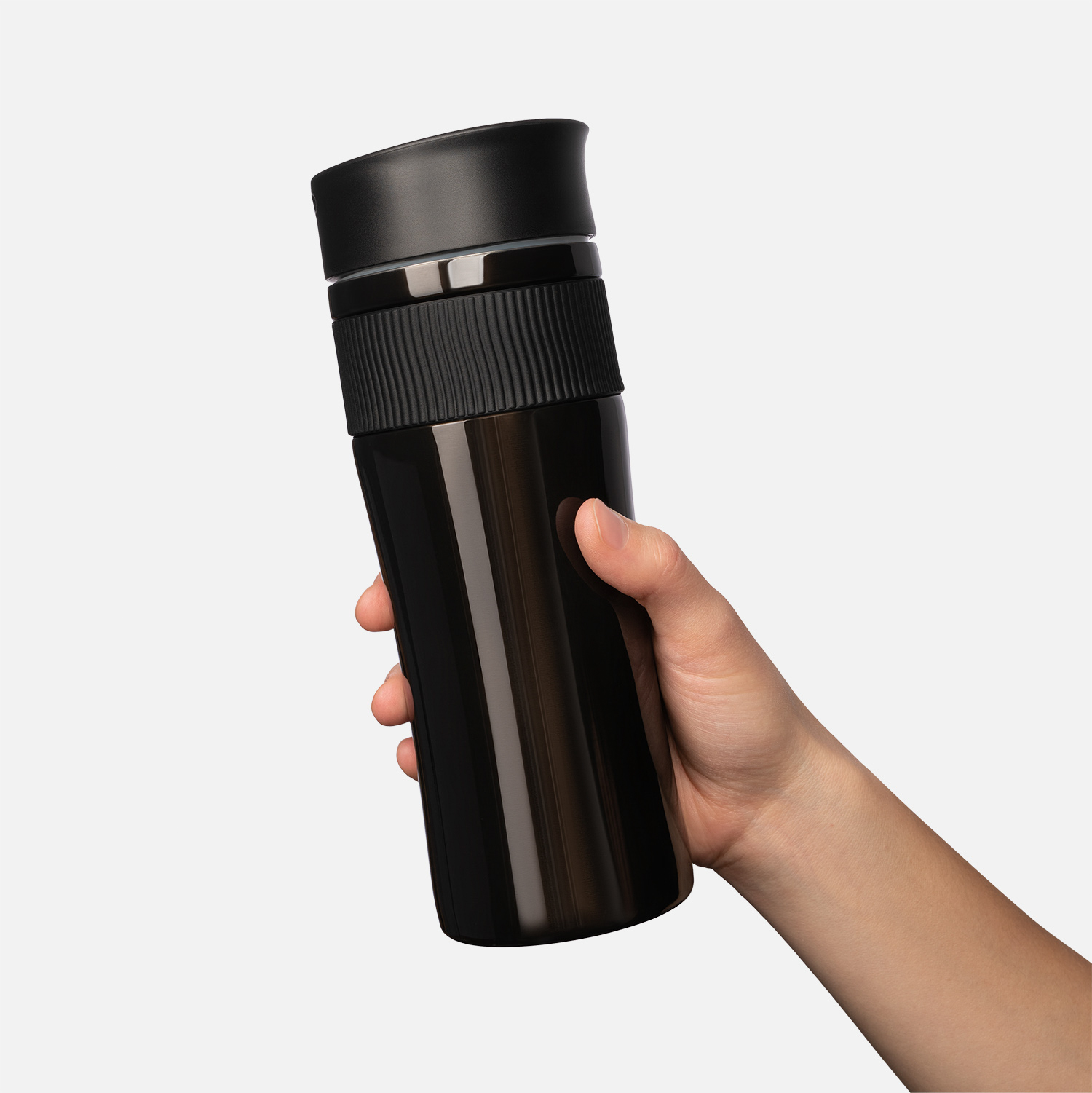 Термокружка вакуумная Polo 500 ml,  черная / 