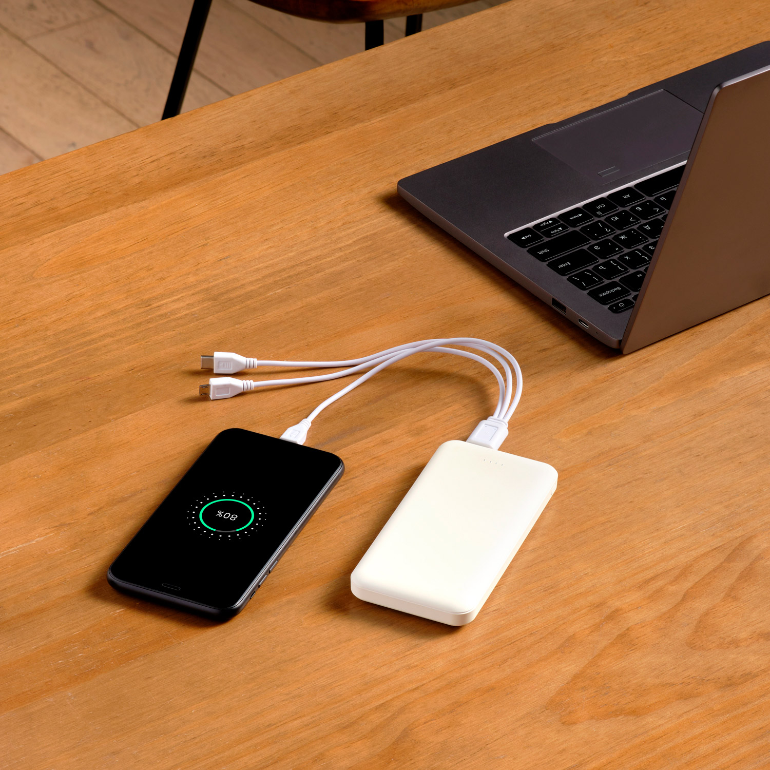 Внешний аккумулятор, Elari Plus, 10000 mAh, белый / 