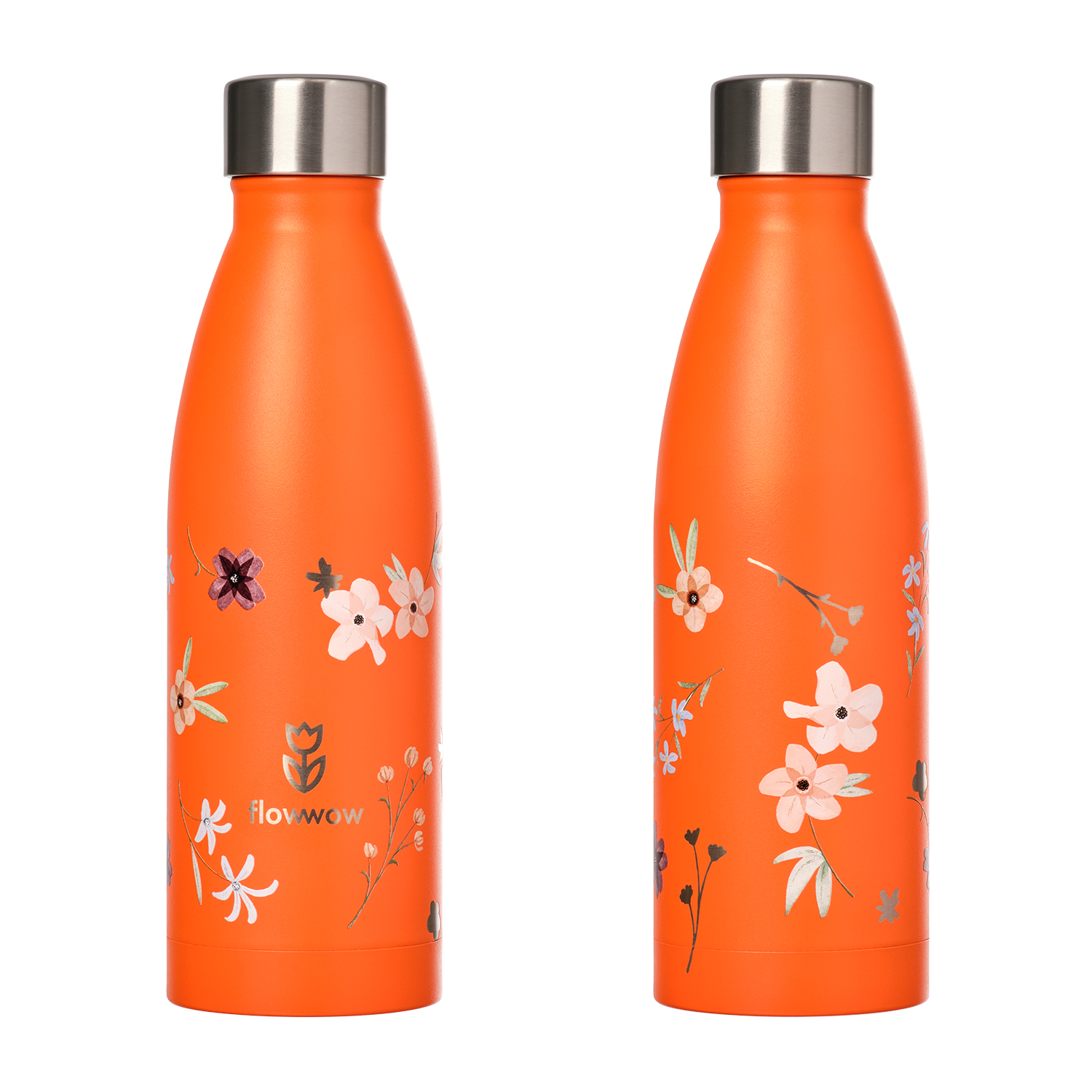 Термобутылка вакуумная герметичная, Fresco, 500 ml, оранжевая / 
