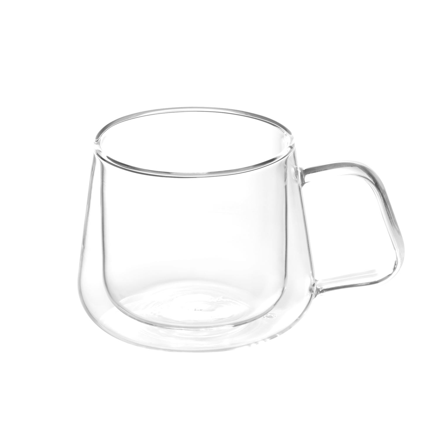 Кружка стеклянная с двойными стенками, Dolce, 350 ml / 