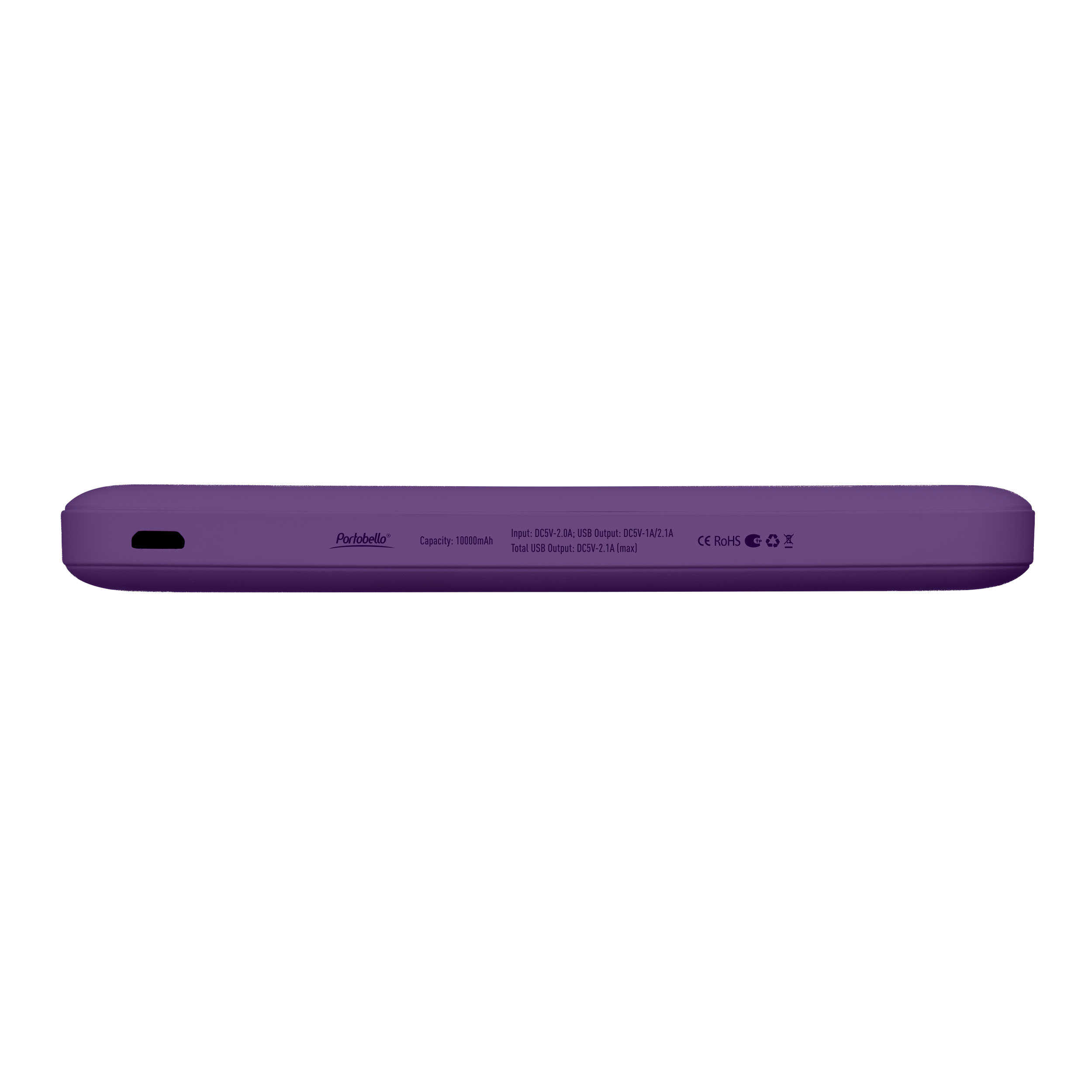 Внешний аккумулятор, Elari Plus, 10000 mAh, фиолетовый / 