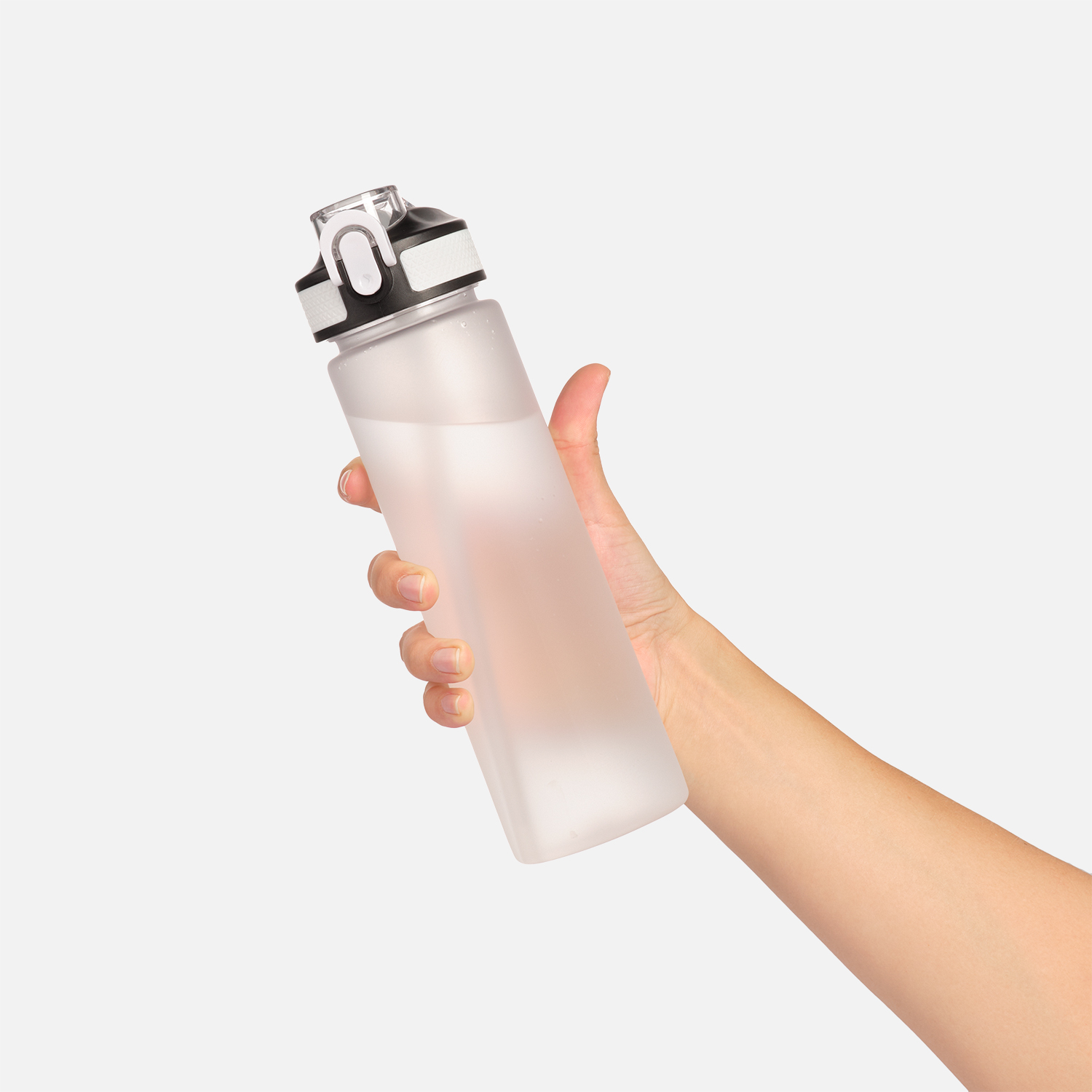 Спортивная бутылка для воды, Flip, 700 ml, белая / 