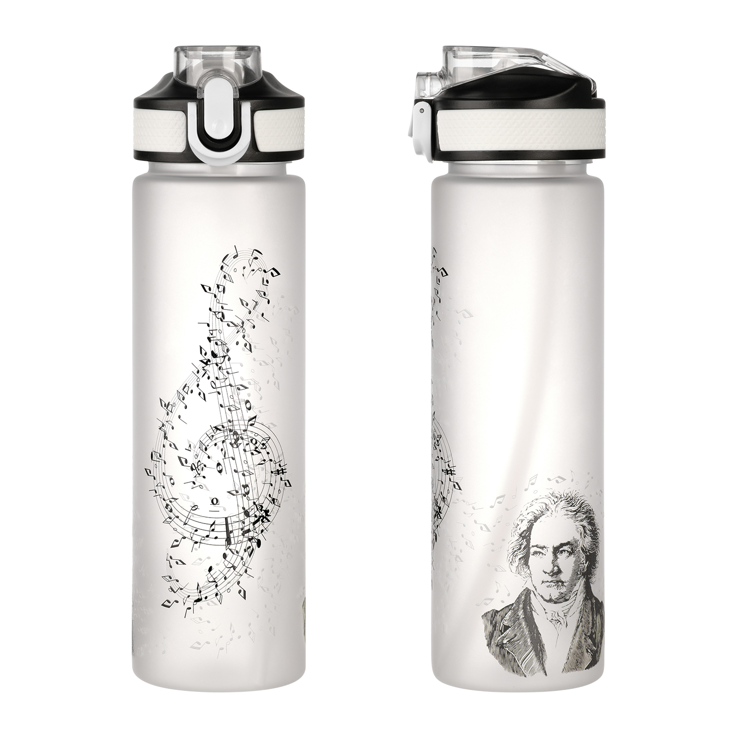 Спортивная бутылка для воды, Flip, 700 ml, белая / 