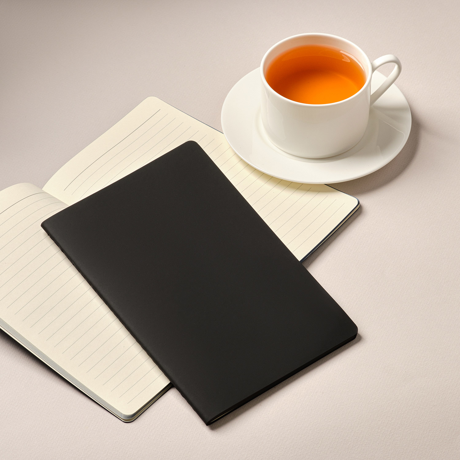 Блокнот Portobello Notebook Trend, Alpha slim, черный / 
